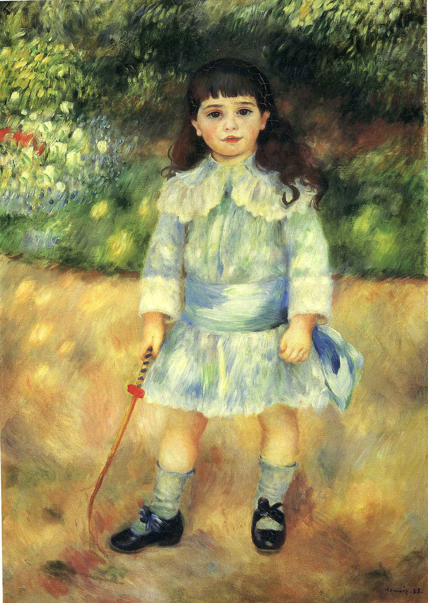 Child with a Whip - Pierre-Auguste Renoir painting on canvas
